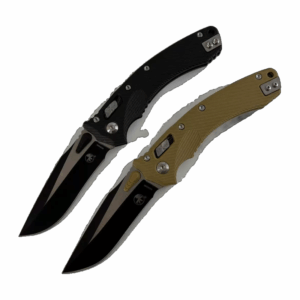Outdoor Camping Folding Pocket Knife - Two-Color Compact Utility Tool - Style 9608