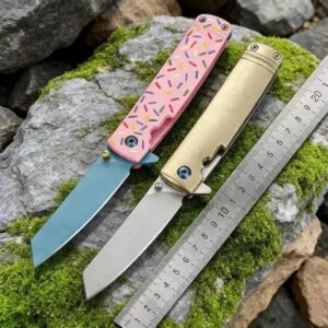 Pattern Handle Outdoor EDC Folding Knife Set