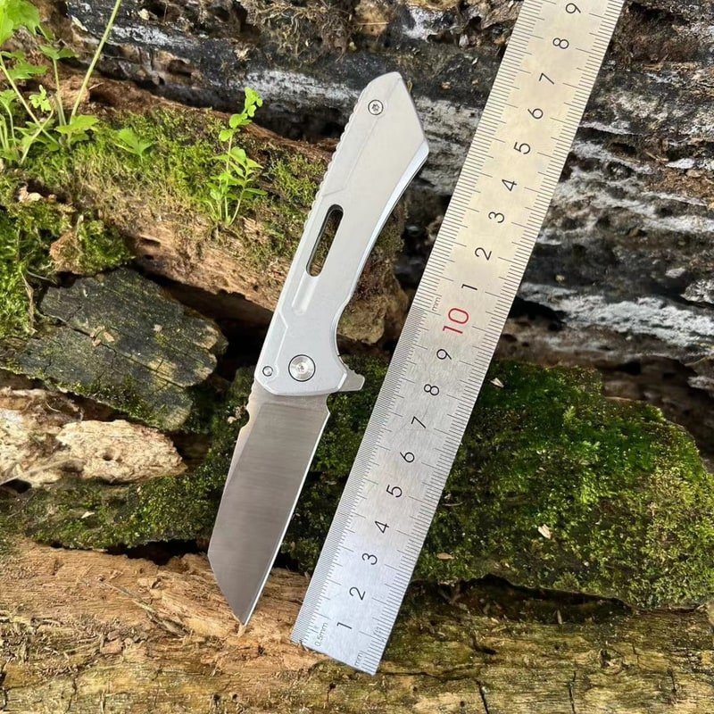 silver-handle-outdoor-edc-folding-knife Silver Handle Outdoor EDC Folding Knife