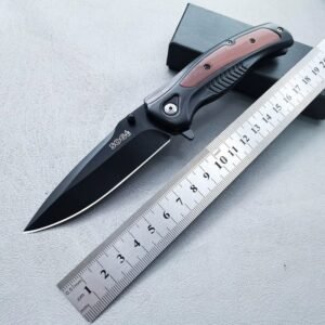 Black Outdoor EDC Folding Knife