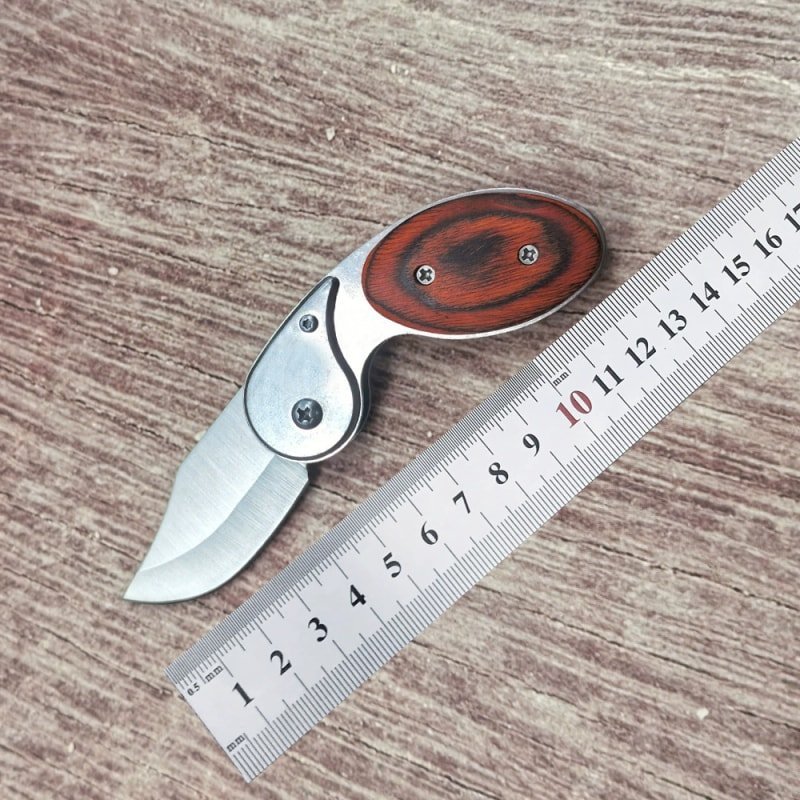wood-handle-outdoor-edc-pocket-knife Wood Handle Outdoor EDC Pocket Knife