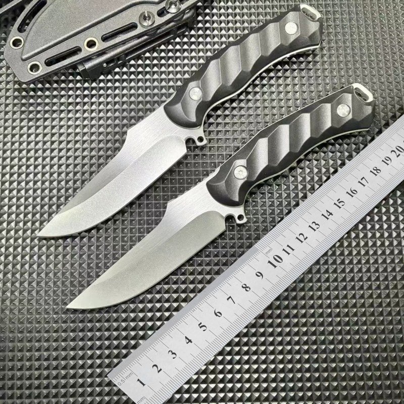 silver-handle-outdoor-edc-folding-knife-set Silver Handle Outdoor EDC Folding Knife Set