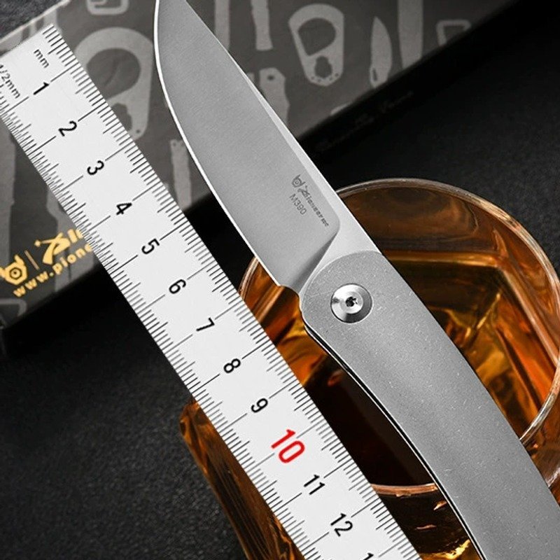 stonewashed-outdoor-edc-folding-knife-3 Stonewashed Outdoor EDC Folding Knife