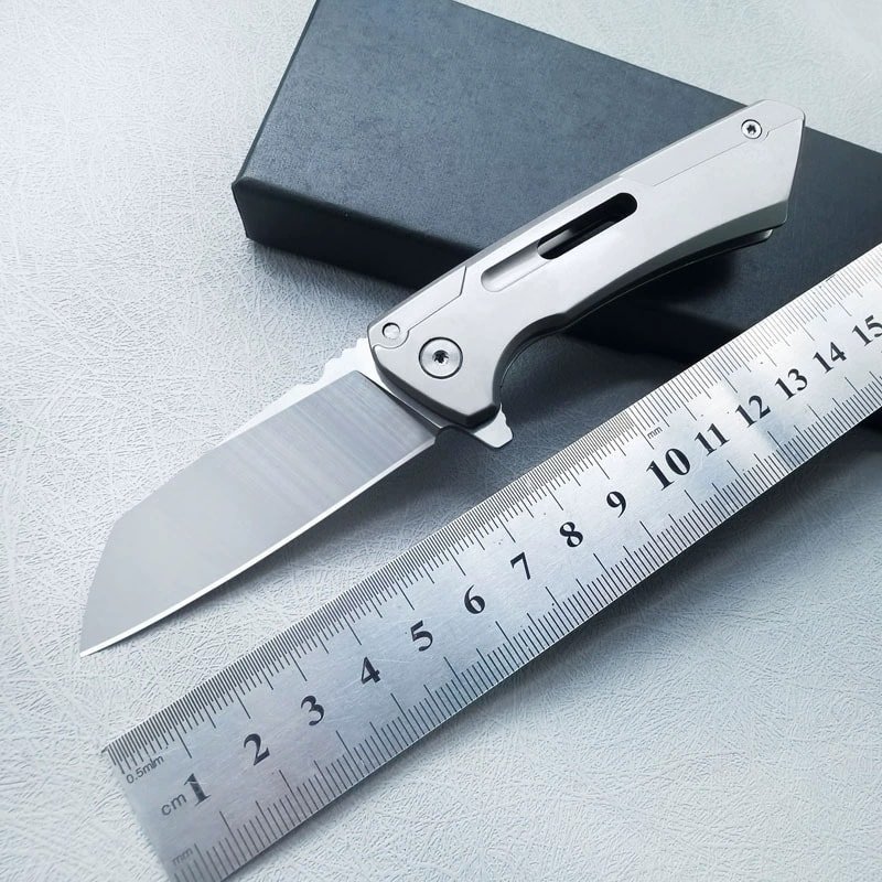 silver-outdoor-edc-folding-knife-2 Silver Outdoor EDC Folding Knife