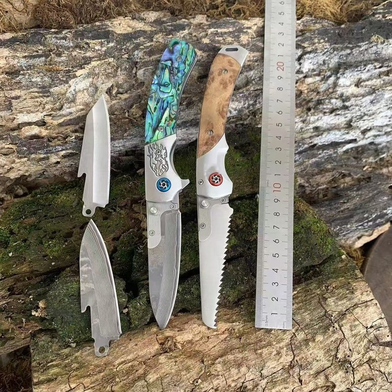 outdoor-edc-folding-knife-set-with-ruler-image Outdoor EDC Folding Knife Set with Ruler Image