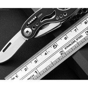 Black Outdoor EDC Folding Utility Knife