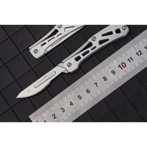 Compact Outdoor EDC Folding Utility Knife Pair