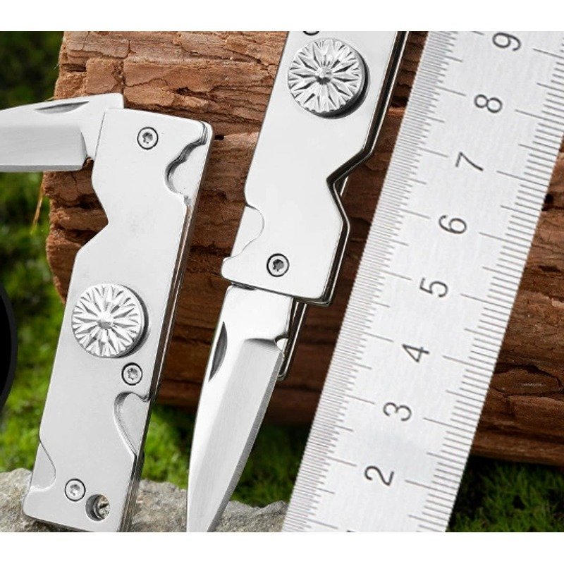 silver-outdoor-edc-folding-utility-knife-pair Silver Outdoor EDC Folding Utility Knife Pair