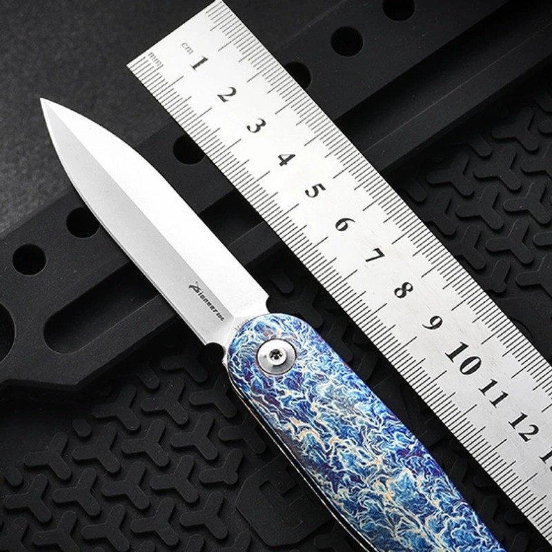 blue-handle-outdoor-edc-folding-knife-4 Blue Handle Outdoor EDC Folding Knife