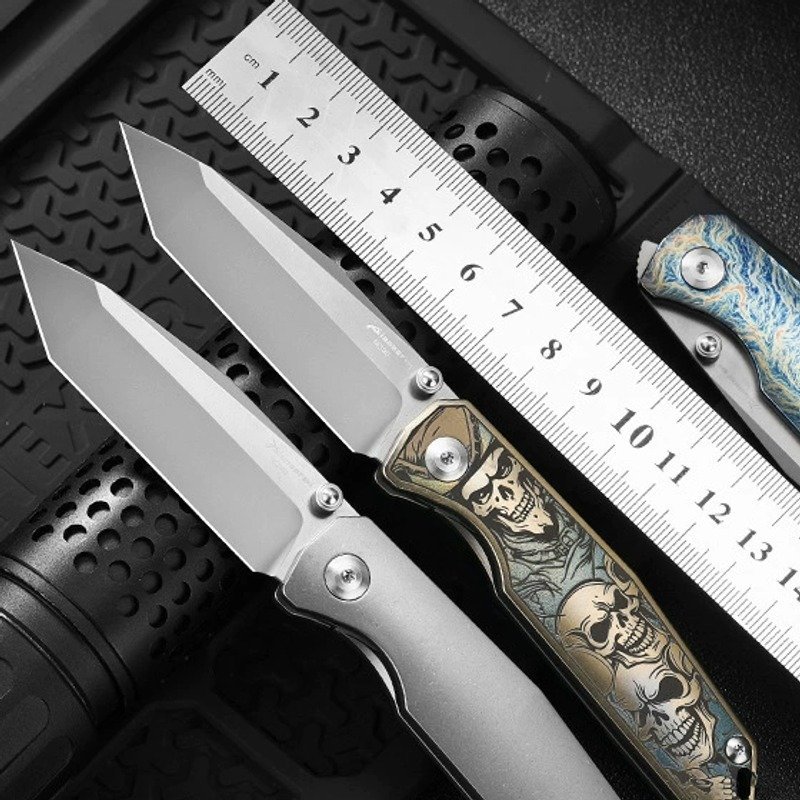 engraved-handle-outdoor-edc-folding-knife-3 Engraved Handle Outdoor EDC Folding Knife