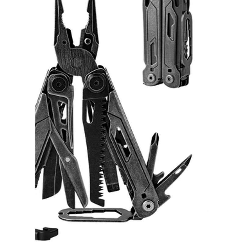 black-outdoor-multi-tool-folding-pliers-set Black Outdoor Multi-Tool Folding Pliers Set