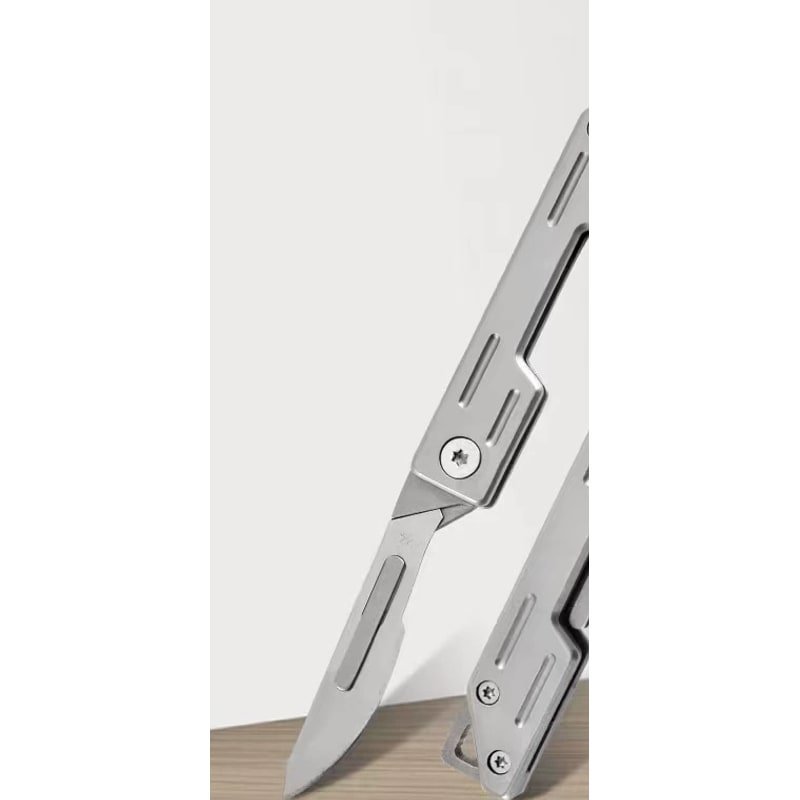 silver-outdoor-folding-utility-knife-set Silver Outdoor Folding Utility Knife Set