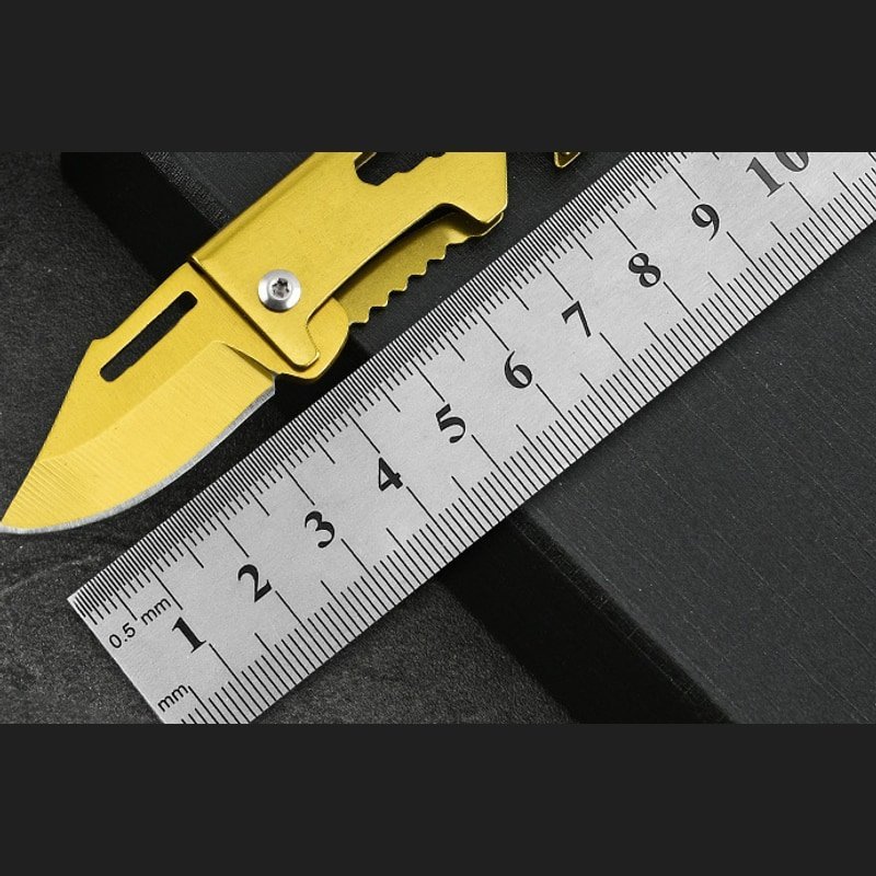 gold-mini-outdoor-utility-folding-knife Gold Mini Outdoor Utility Folding Knife