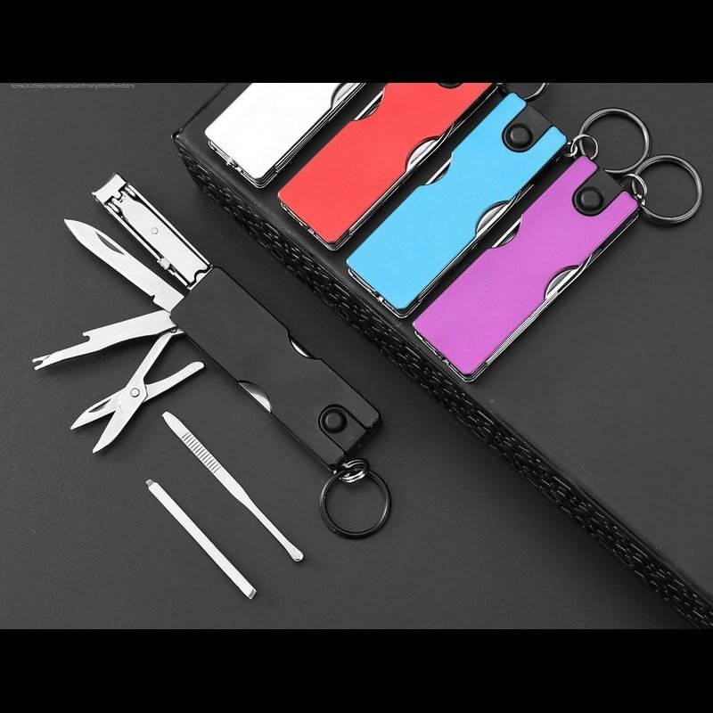 colour-keyring-outdoor-utility-multi-tool-knife-set Colour Keyring Outdoor Utility Multi-Tool Knife Set