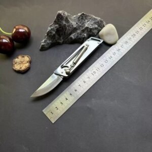 Silver Clip Outdoor Utility Folding Knife