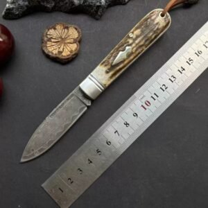 Stag Handle Outdoor Folding Knife