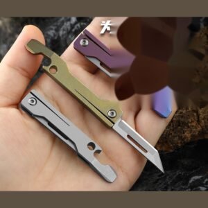 Colour Outdoor Utility Folding Knife Set