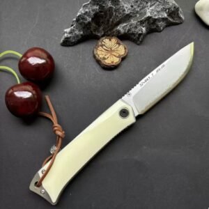 Ivory Handle Outdoor Folding Knife