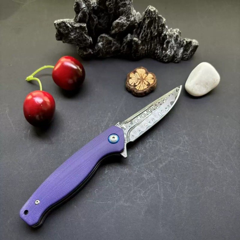 purple-handle-outdoor-folding-knife Purple Handle Outdoor Folding Knife