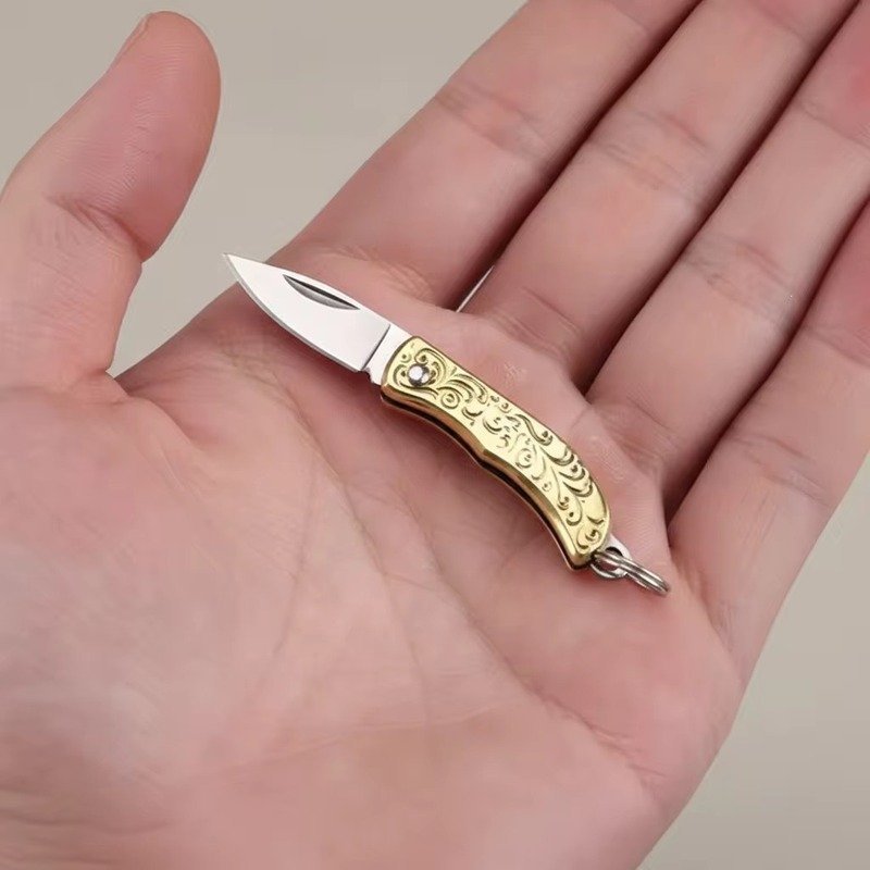 mini-engraved-outdoor-edc-folding-knife Mini Engraved Outdoor EDC Folding Knife