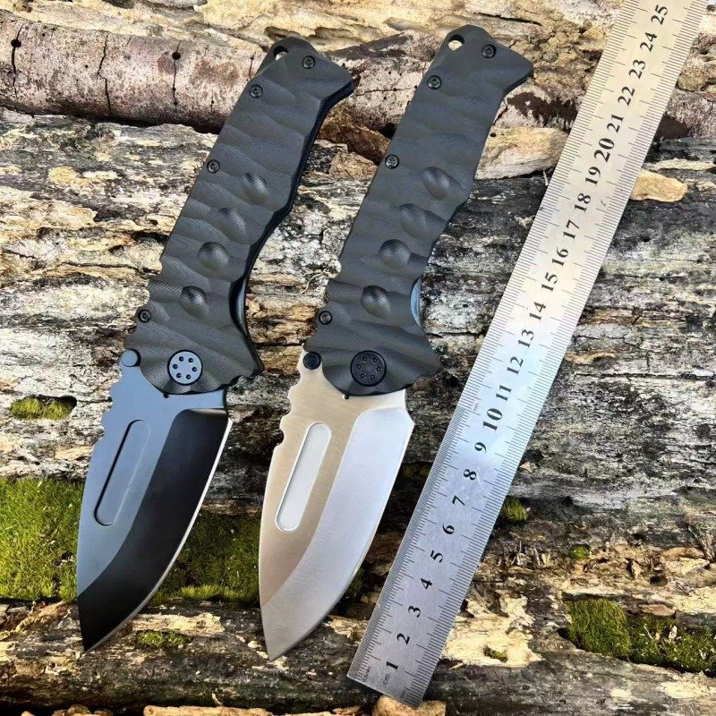 black-handle-outdoor-edc-folding-knife Black Handle Outdoor EDC Folding Knife