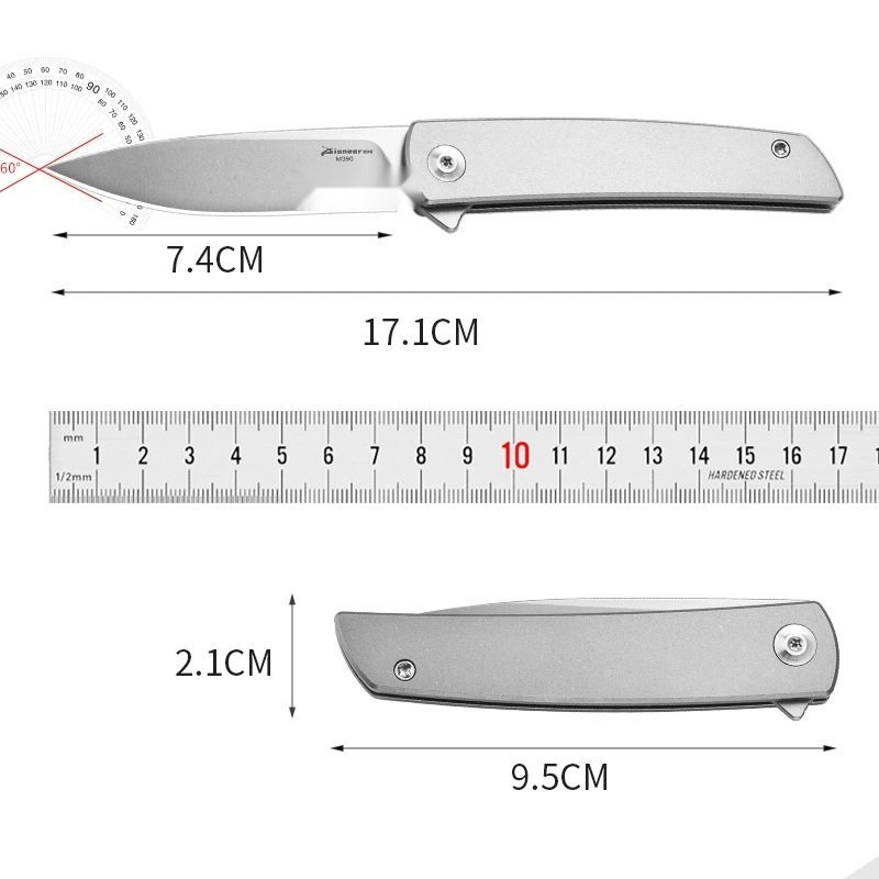stonewashed-outdoor-edc-folding-knife-2 Stonewashed Outdoor EDC Folding Knife