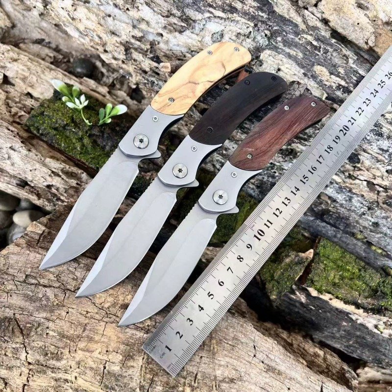 multi-handle-outdoor-edc-folding-knife-set Multi Handle Outdoor EDC Folding Knife Set