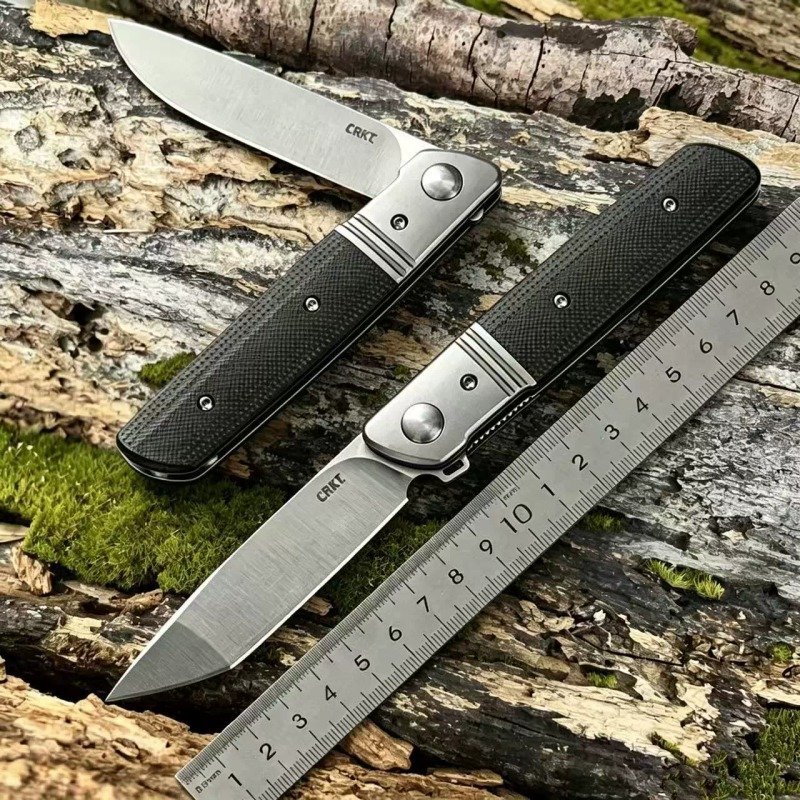 black-handle-outdoor-edc-folding-knife-2 Black Handle Outdoor EDC Folding Knife