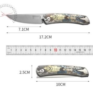 Color Engraved Outdoor EDC Folding Knife