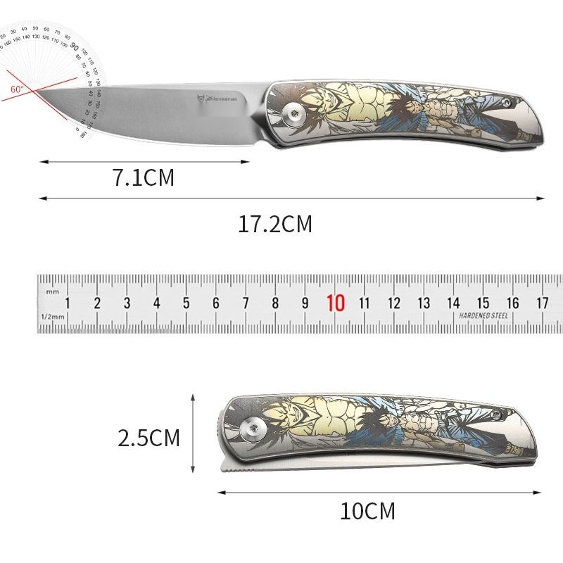 color-engraved-outdoor-edc-folding-knife Color Engraved Outdoor EDC Folding Knife