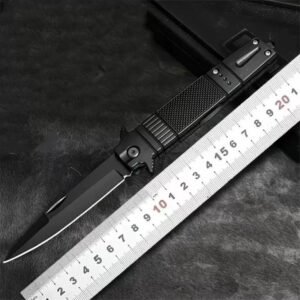 Black Outdoor EDC Folding Knife