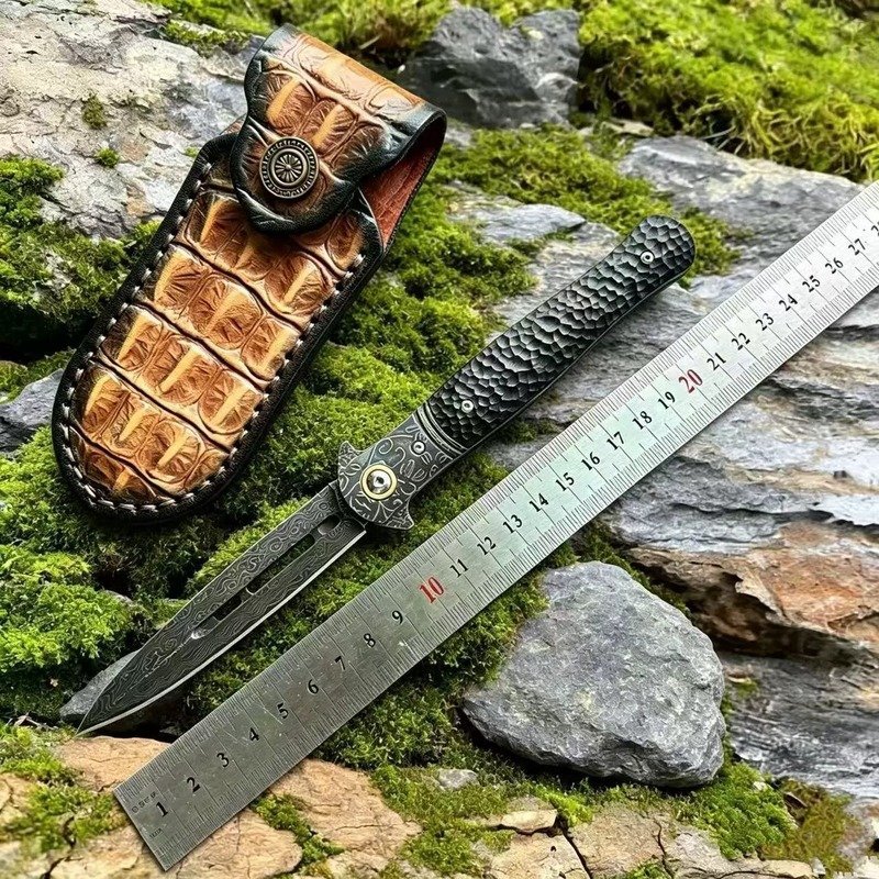 pattern-handle-outdoor-edc-folding-knife-2 Pattern Handle Outdoor EDC Folding Knife