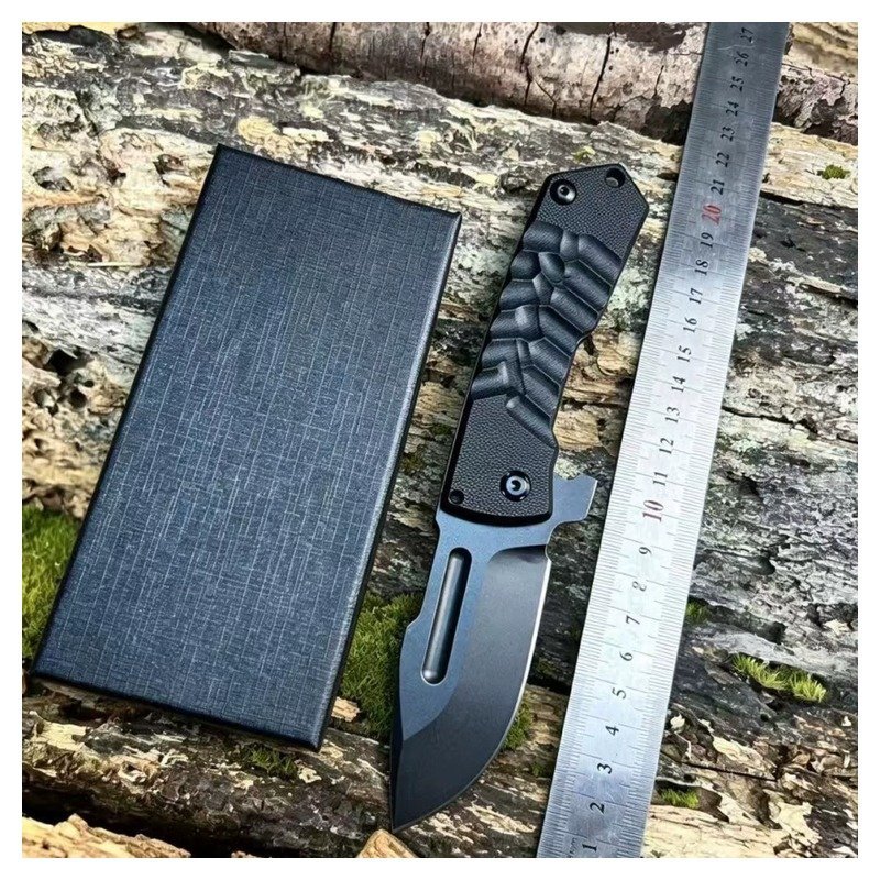 d2-stonewashed-outdoor-edc-folding-knife D2 Stonewashed Outdoor EDC Folding Knife