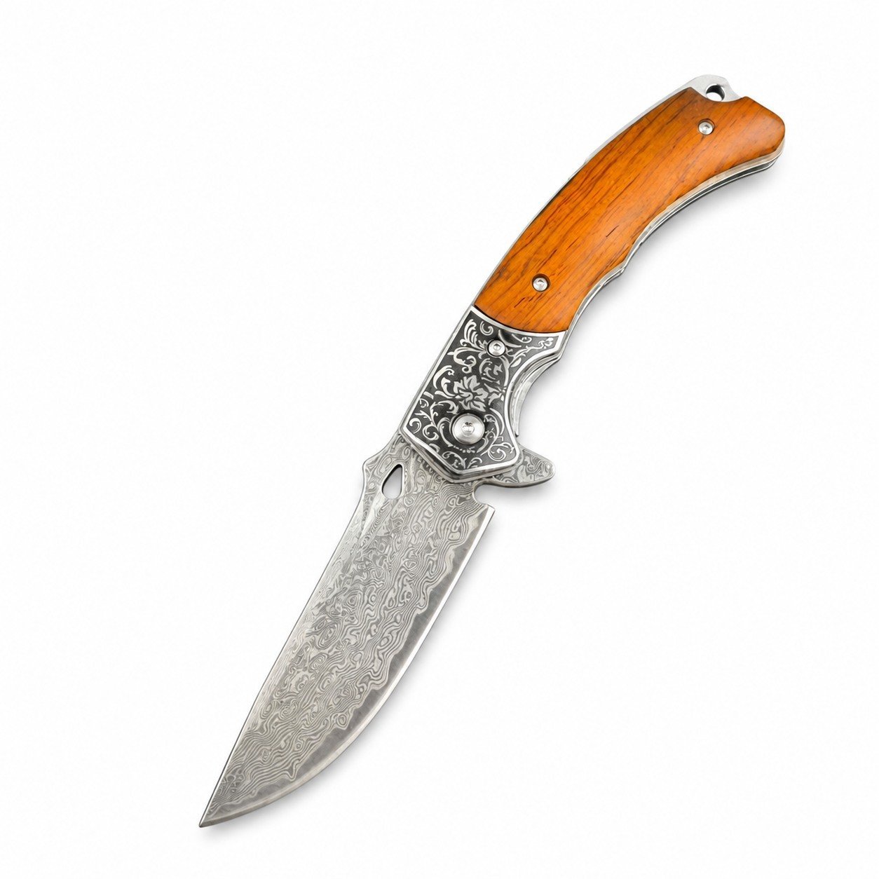 45811-main-white-clean.jpg Wood Shadow Damascus Folding Knife