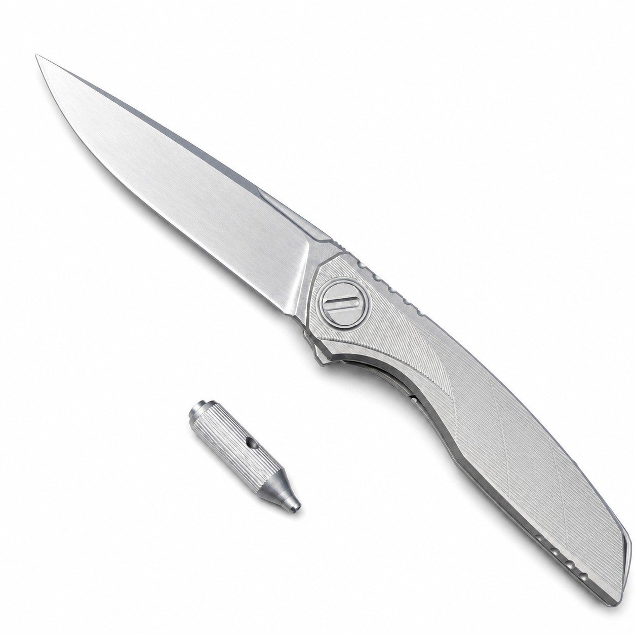 47220-main-white-clean-1.jpg Bear Head Storm Titanium Handle Folding Knife