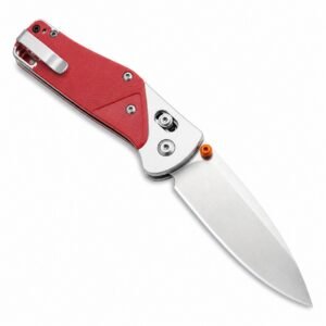 Butterfly 535-9 Red And White G10 Handle Folding Knife