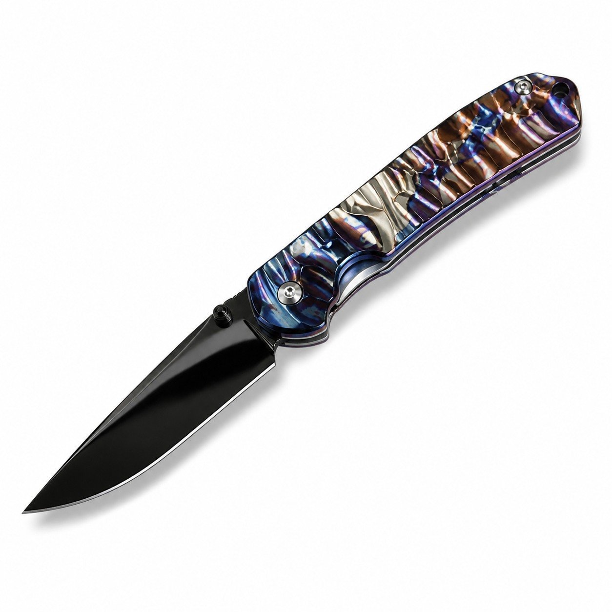 48290-main-white-clean.jpg Crispy Sands Damascus Mirror DLC Titanium Shank SF Folding Knife
