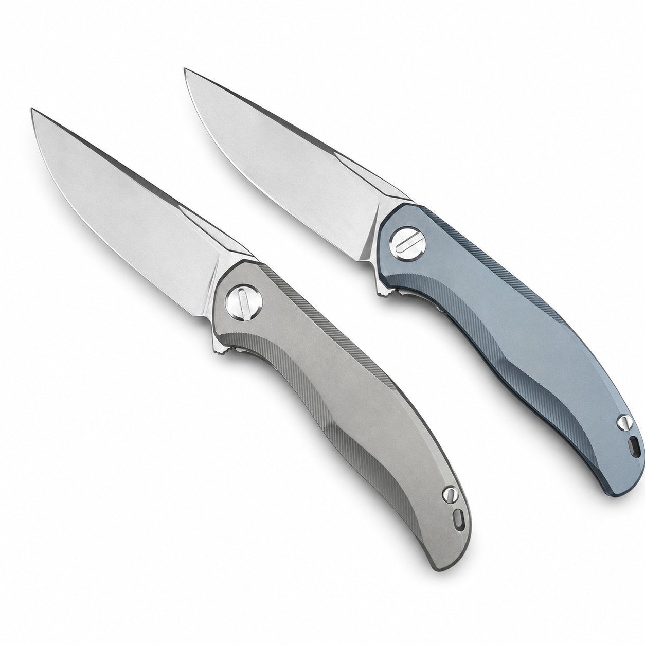 50286-main-white-clean.jpg Bear Head Star Titanium Alloy Handle Folding Knife